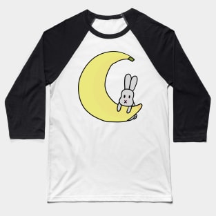 Rabbit Hugging Banana Baseball T-Shirt